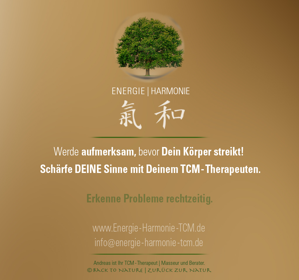 Energie Harmonie TCM | Andreas Zillgen